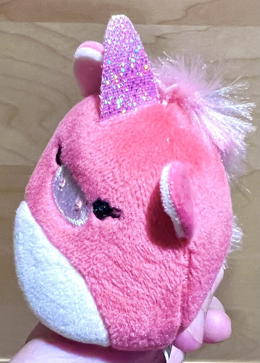 Squishville Squishmallows Zoe Pink Unicorn Plush Mini Stuffed