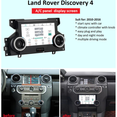 For Land Rover Range Rover Discovery 4 Air Conditioning Control 7'' Screen Panel
