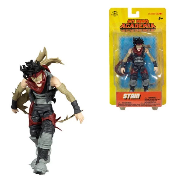 McFARLANE TOYS MY HERO ACADEMIA WAVE 2 STAIN 5" ACTION FIGURE BRAND NEW!