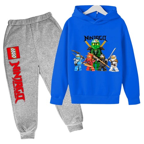 Ninja kidz Boys and girls hoodie pants casual hooded sweatshirt sports leggings - Picture 13 of 38