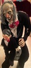 Grandin Road Ventriloquist with dummy no box Retired Halloween Animatronic — photo 9