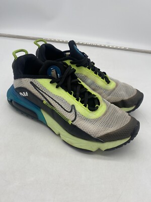Nike Air Max 2090 White/Black/Volt Kids in UK 6 - CJ4066-101