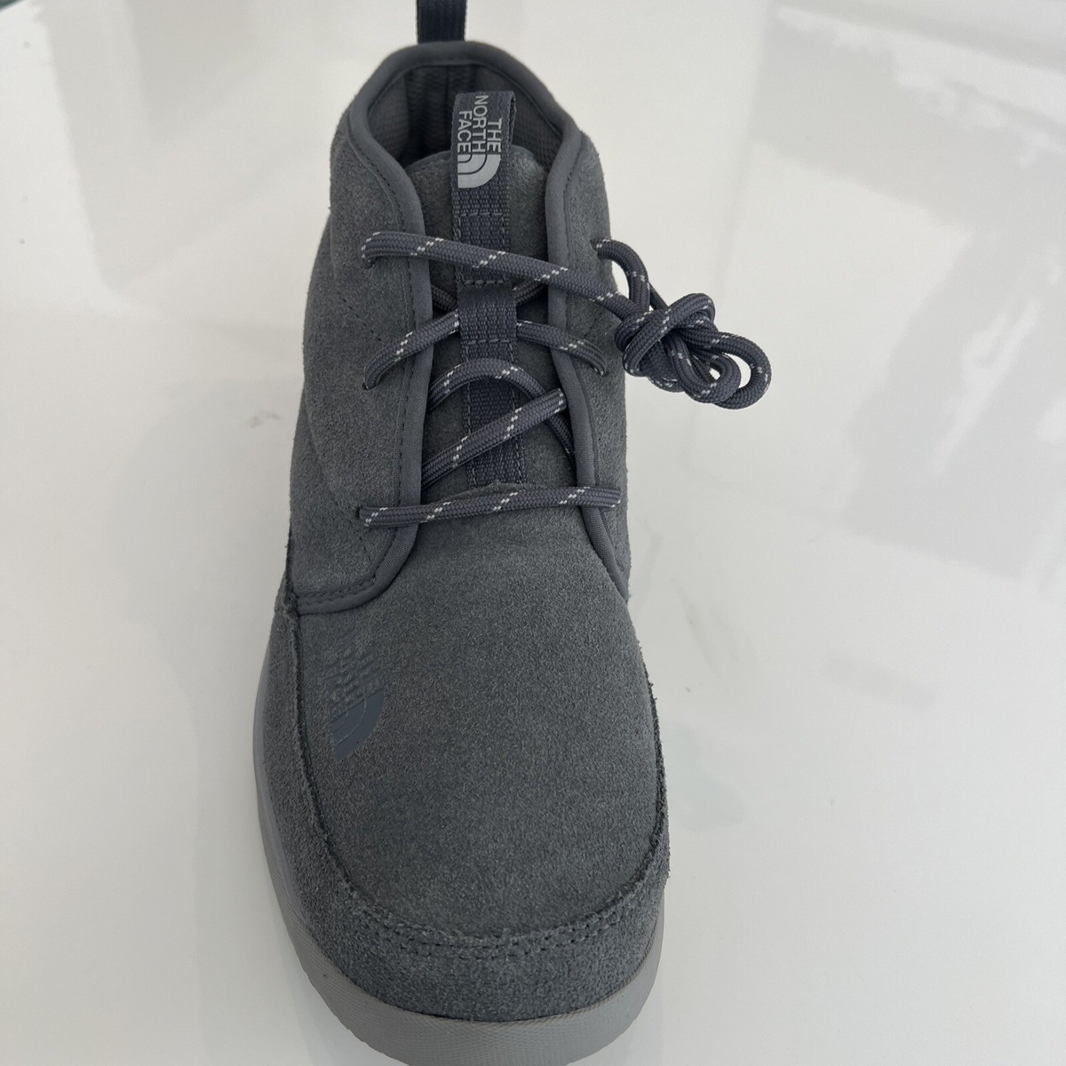 The North Face Mens NSE Chukka Suede Insulated Boots Off Mountain Grey Sz 14 Men main image 3