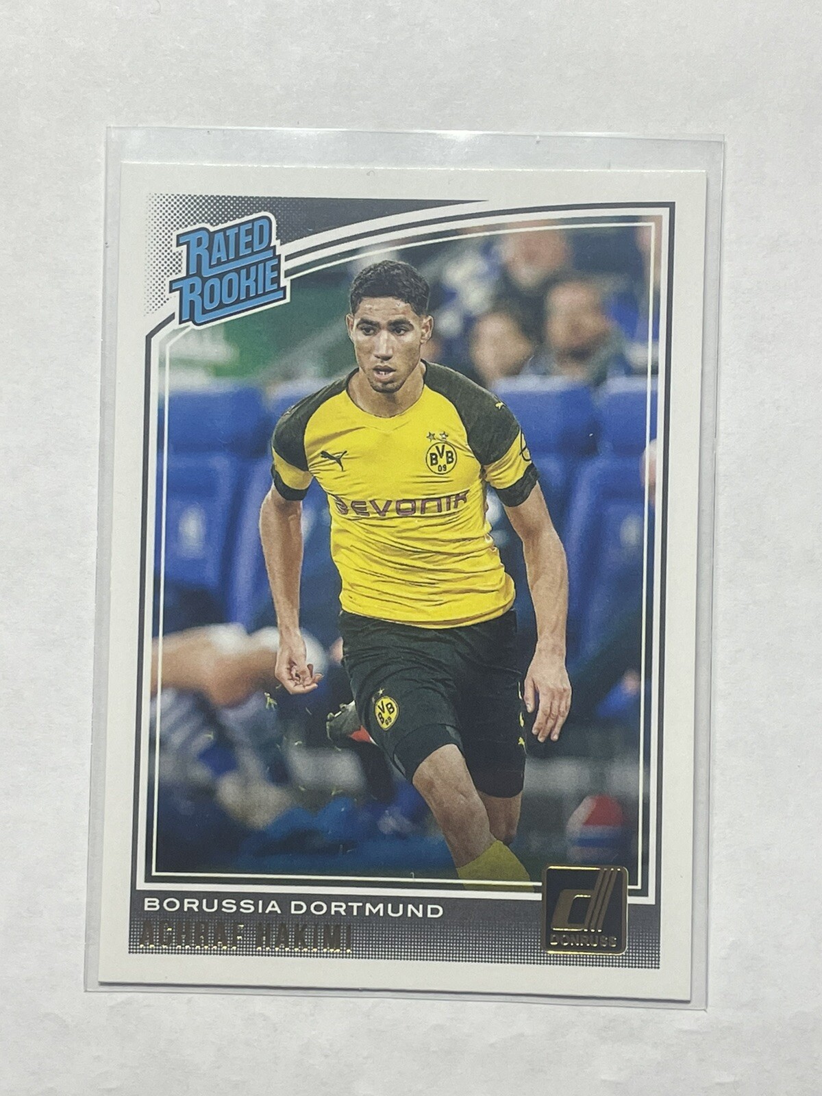 Achraf Hakimi Rated Rookie 2018 Donruss Soccer No.181 Dortmund PSG