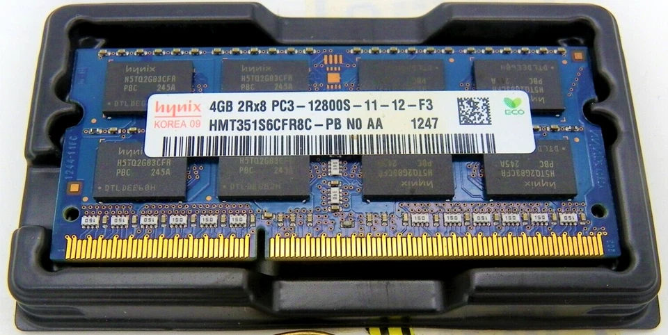 HYNIX 1RX8 & 2RX8 4GB PC3 12800S 1600Mhz SODIMM Small Laptop DDR3 3X RAM Sticks - Image 3 of 3