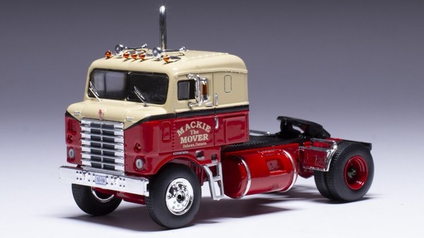 Ixo 1/64 Lkw Model Kenworth Bullnose 1950 Rot/Beige Statisches Modell-image
