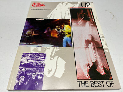 Best of U2 Guitar Recorded Versions OOP 1997 Hal Leonard with Notes & Tab