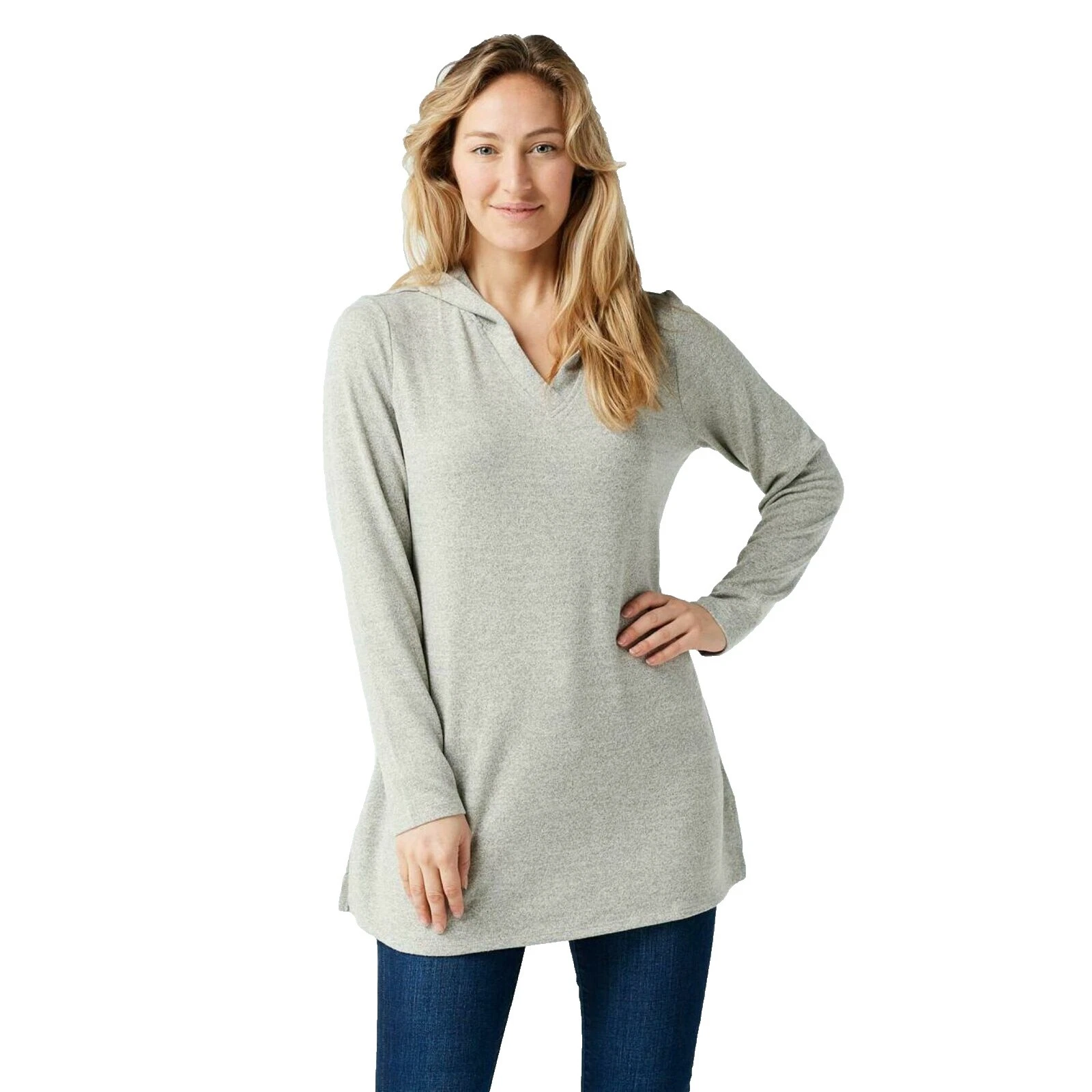 Denim & Co. sudaderas de algodón para mujeres