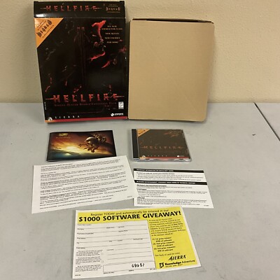 HELLFIRE: DIABLO EXPANSION PACK - BIG BOX GAME 1997 SIERRA