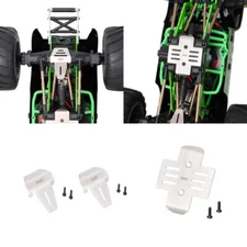 Stainless Chassis Axle Guard Skid Plate For LOSI 1/18 Mini LMT RC Upgrade Parts
