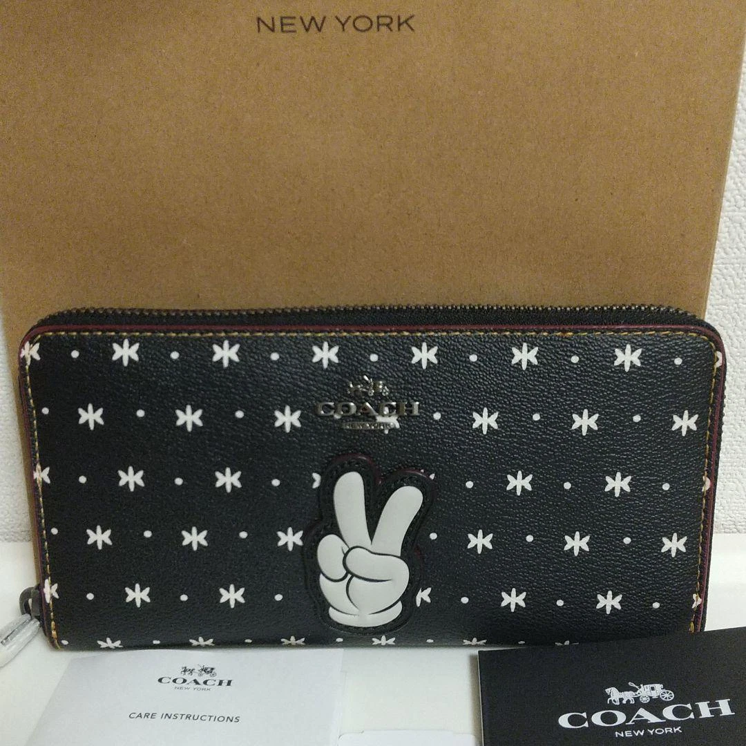 Mickey coach shop wallet