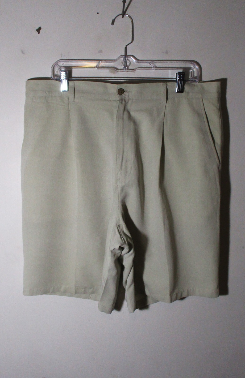COLOURS Alexander Julian Beige Linen Blend Shorts Men's Size 36