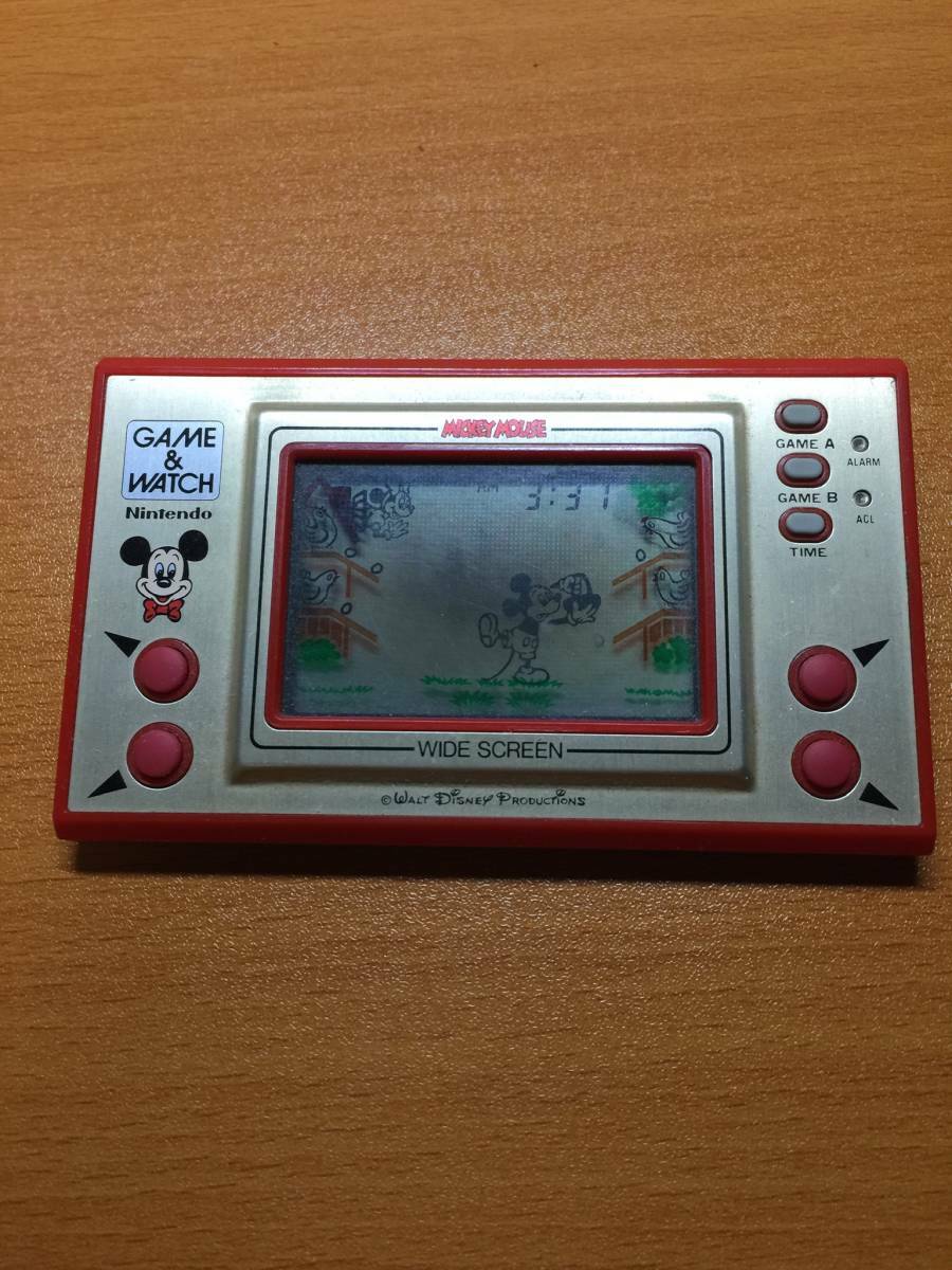 Nintendo Mickey Mouse game watch Japan retro-game 0921328