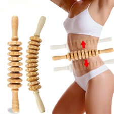 Wood Roller for Stomach Wooden Therapy Massage Tool for Body