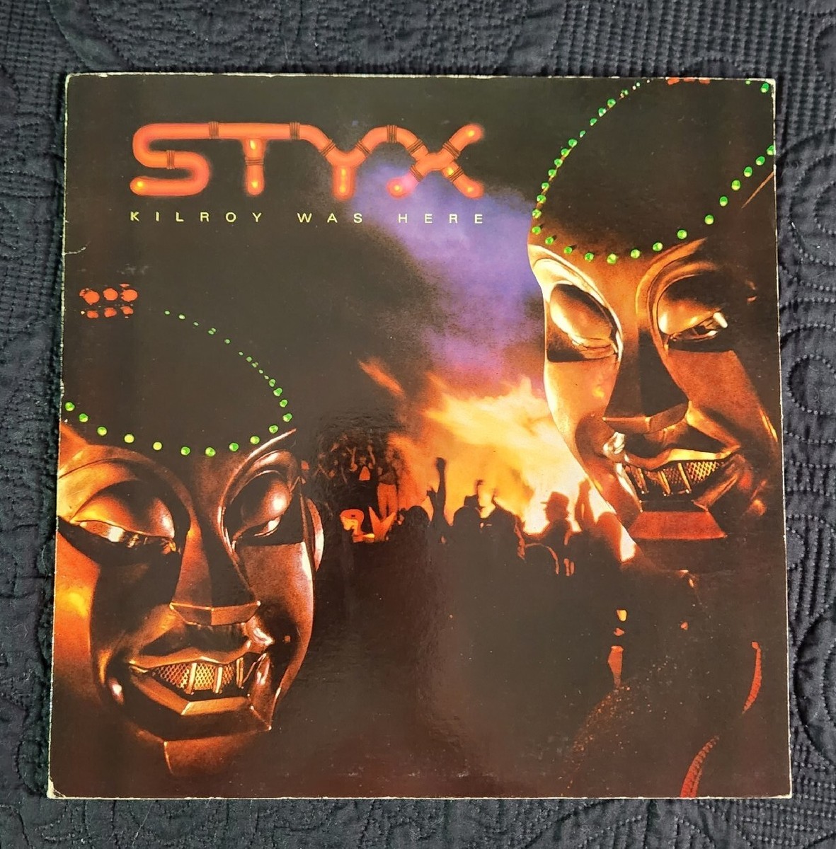 STYX レコード3枚とパンフレット STYX - KILROY WAS HERE (EX) 1983 A&M RECORDS SP-3734 Gatefold