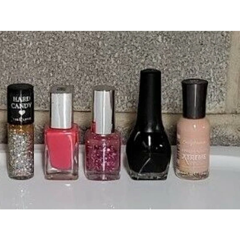 LOTE polaco Venique NYX Super Punk Hansen Bare It All Hard Candy L'Oreal Amazon's Foto 3 de 4