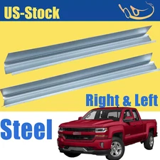 For 2014-18 Chevrolet Silverado 4 Door 63" Extended Cab Outer Rocker Panel Pair