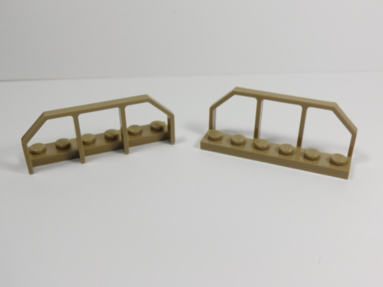 LEGO 2 Dark Tan 1x6 Railing Fence Train Wagon End H13 | eBay