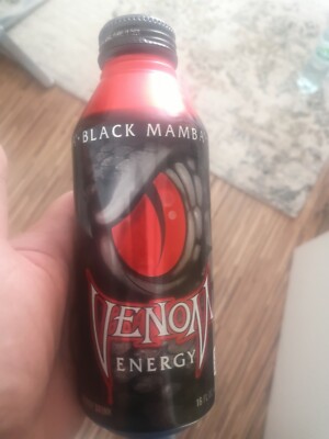 Energy Drink, Dr Pepper, Venom black Mamba  16 oz voll