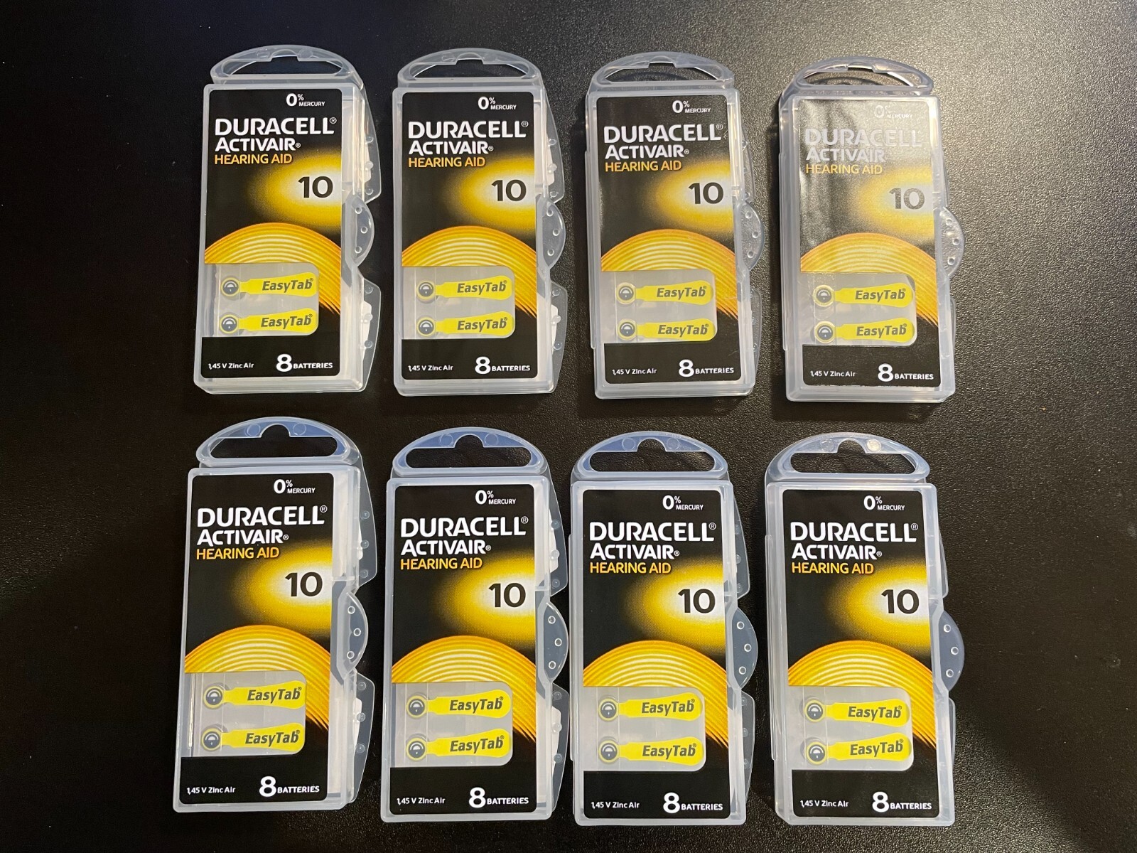 Fresh New Duracell Hearing Aid Batteries Size 10 Fast shipping Exp
