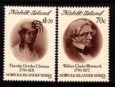 1990 History of Norfolk Islanders 2nd Series  MUH Complete Set