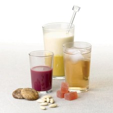 Long Drink Tumblers Set of 6 Transparent Tempered Glass 280ml Water Glasses