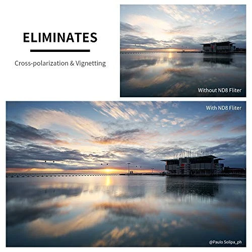 55mm ND4, ND8, ND64, ND1000 Lens Filter Kit for Camera Lens+ Filter - Image 2 of 4