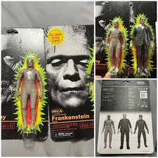 NECA Monsters The Mummy And Frankenstein Glows In The Dark New In Box NIB