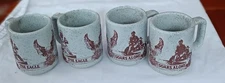 4 Harley Davidson Mugs Eagle Soars Alone Robison HD AMF Design
