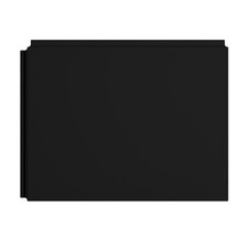 Image of 700mm Matt Black Acrylic Bath End Panel - Malden MALMB70EP