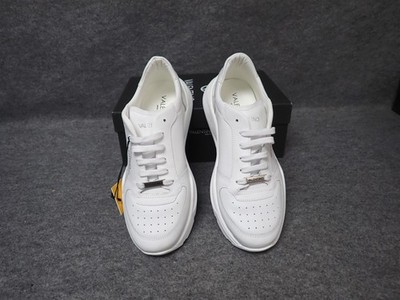NEW Valentino Thor Leather Sneaker White Men's Size 13 (SS92)