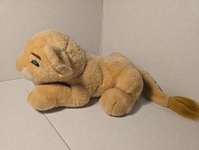 Vintage Lion King Simbas Pride Plush Licking Nala 10" Disney Mattel 1998 Licking