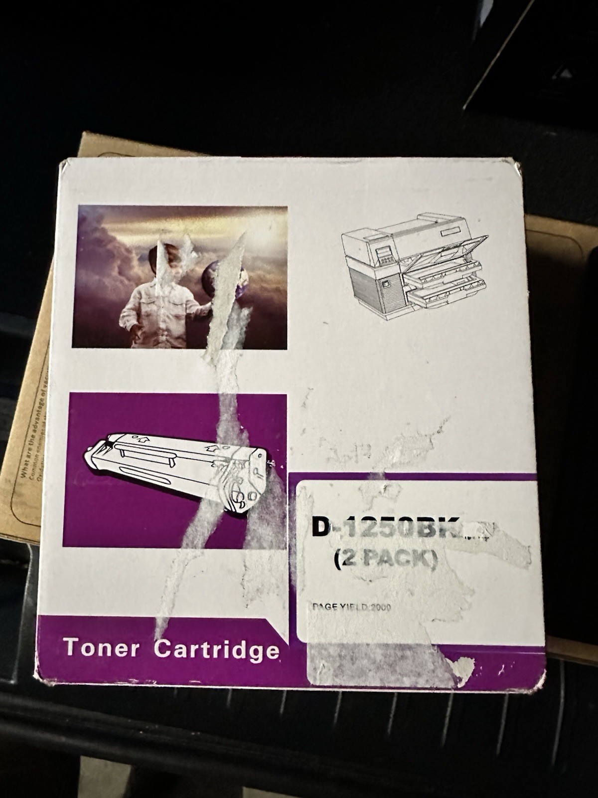 Limeink- 2pk D-1250 BLACK