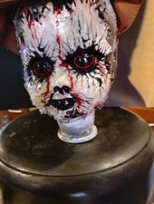 Creepy Baby Doll Head, Stitched On Face Haunted Possessed