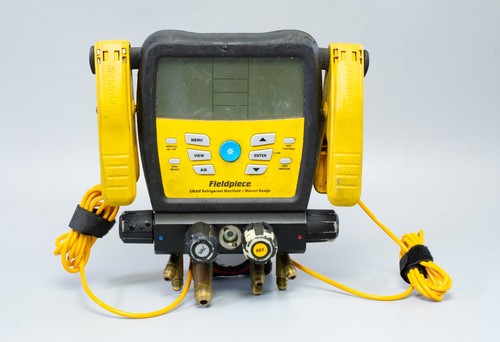 (MA5) Fieldpiece SM480V SMAN Refrigerant Manifold with Micron Gauge (4 Port)
