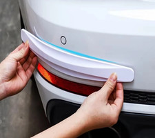 2Pcs Car Bumper Protector Strip Front Rear Anti-Scratch Strips Anti-Collision