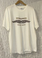 Port and Company White Graphic ‘Myrtle Beach Rally Week-2002’ Cotton T-Shirt, XL