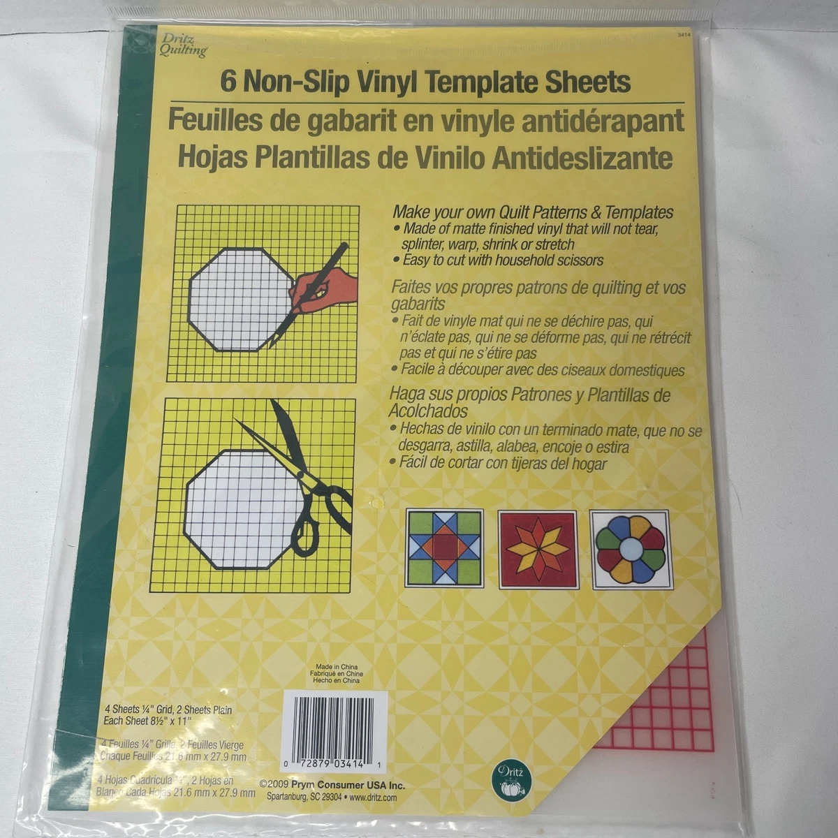 Dritz Quilting Antiscivolo, in Cotone, a Forma di Cerchio, 25 cm