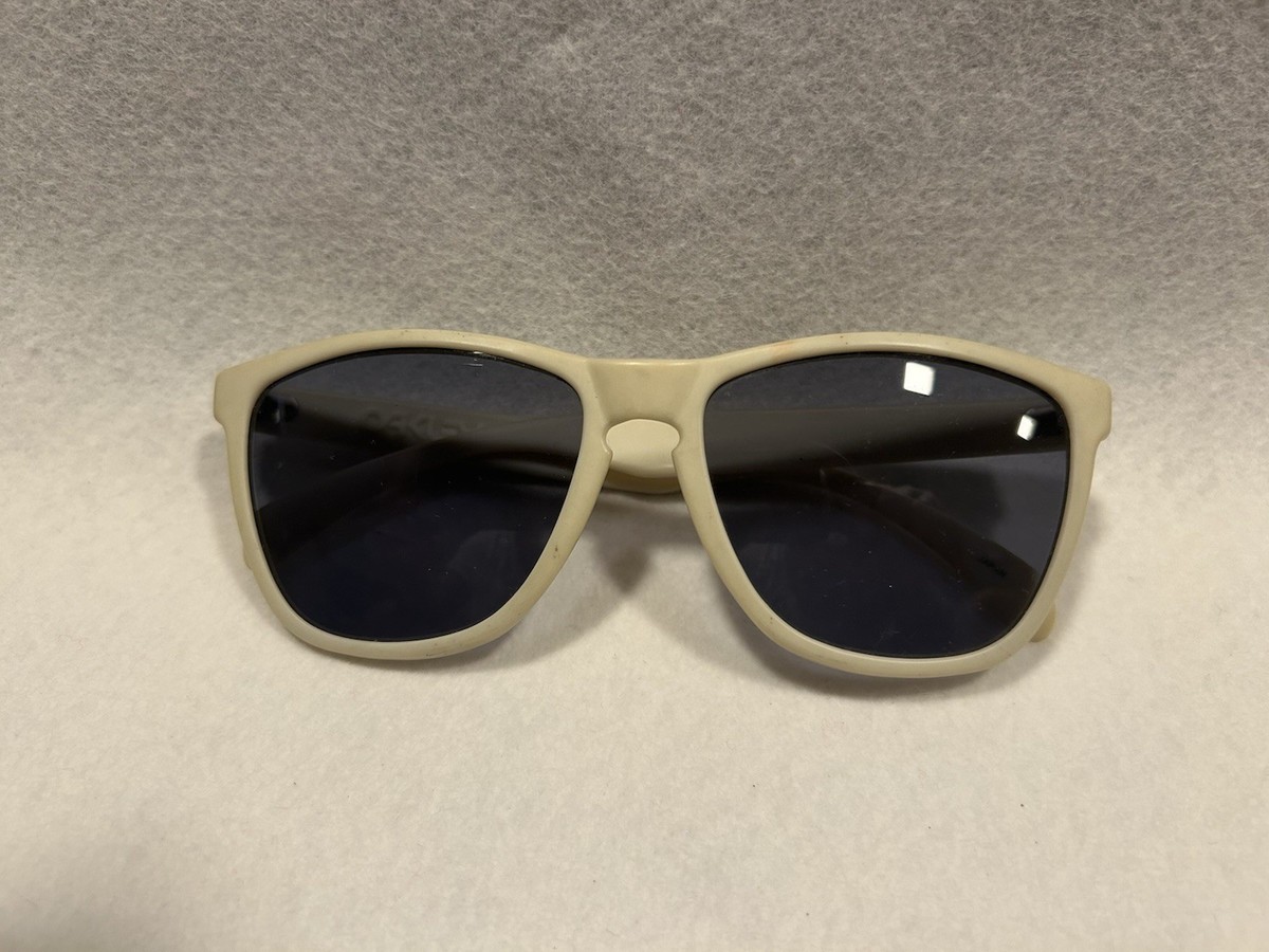 Oakley Frogskins Wayfarer Sunglasses 1980s Beige Plastic Frame