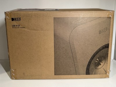 KEF LSX II LT Wireless HiFi Speakers - Pair (Stone White)