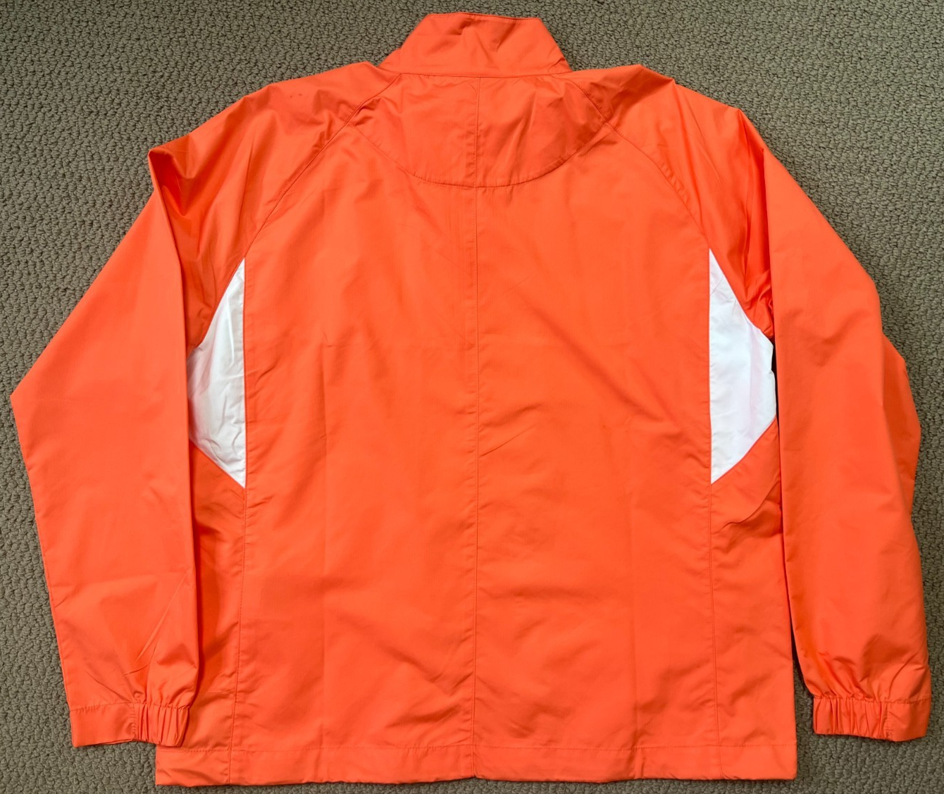 SACAI X NIKE MAGLIA A VENTO NIKE WMS GOLF 1 2 ZIP NUOVA CON ETICHETTE PULLOVER ARANCIONE L STORM FIT GIACCA A VENTO ASCIUTTA