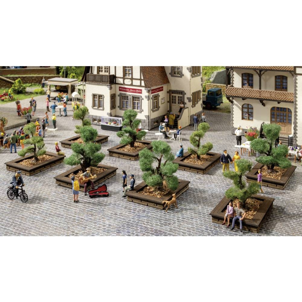 Arbres vert NOCH 21546 pour décor de forêt miniature et diaporamas