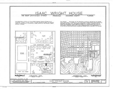 Isaac Wright House,431 East Zaragoza Street,Pensacola,Escambia County,FL,HABS,4