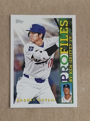 SHOHEI OHTANI 2026 Topps Profiles by Ken Griffey Jr #TP-1 Dodgers