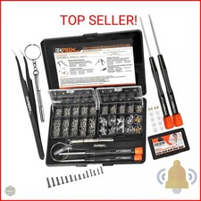 TEKPREM Magnetic Eyeglass Repair Tool Kit, Eye Glasses Repairing Screwdriver Set