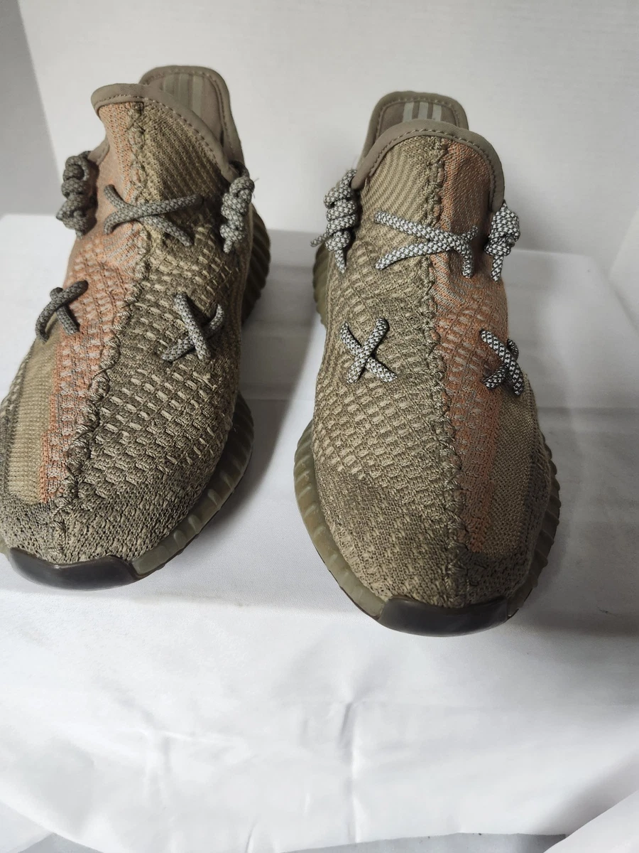 adidas gazelle silver green womens Yeezy Laces 3M Reflective Static Sand Orange Rope Laces for Yeezy Boost 350  V2 Eliada / Sand Taupe main image 0