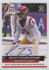 2022 Leaf Pro Set Draft Auto Red Isaac Taylor-Stuart #PSA-ITS Auto 10k8