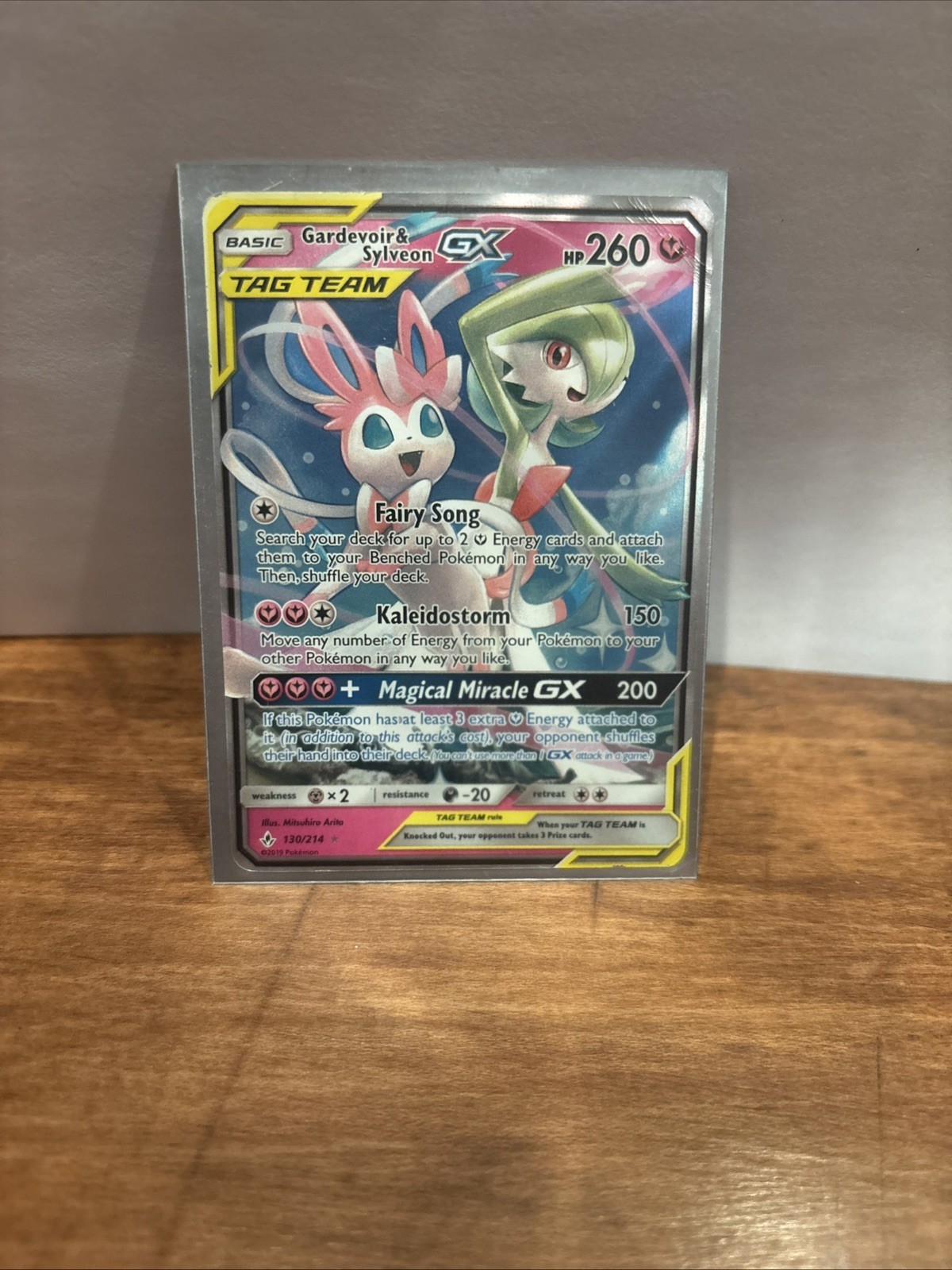Gardevoir & Sylveon GX 130/214 - Unbroken Bonds - English Pokemon TCG