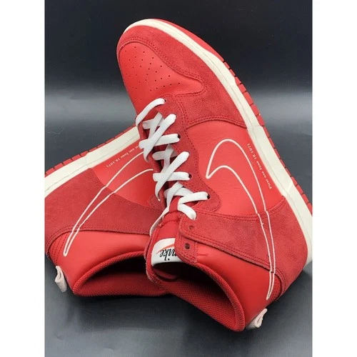 Size 10 - Nike Dunk High SE First Use Red White DH0960-600