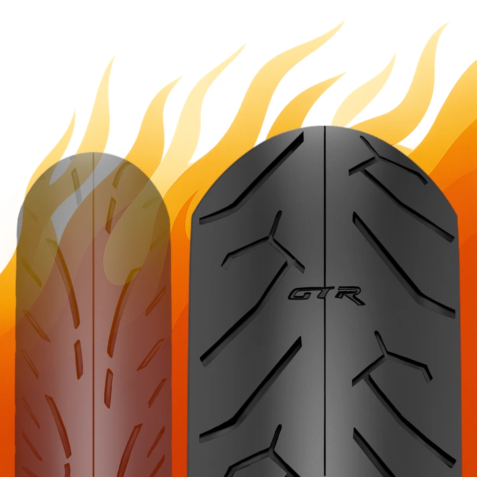 160/60-17 DIABLOS Rear Motorcycle Tire - NEW - BACK TIRE - DOT 2025 - Image 2 of 4